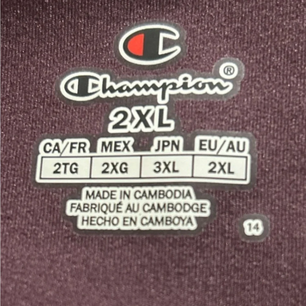 Champion Women’s Black Soft Touch Flare Leggings Burgundy Size 2XL. NWT - Picture 11 of 11